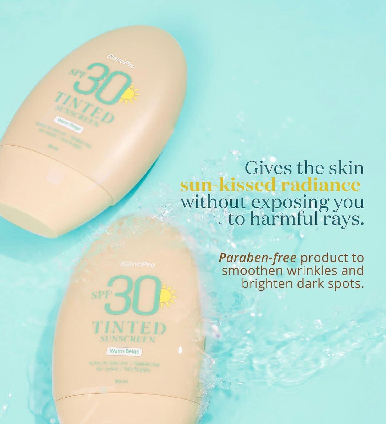 Sunscreen tinted