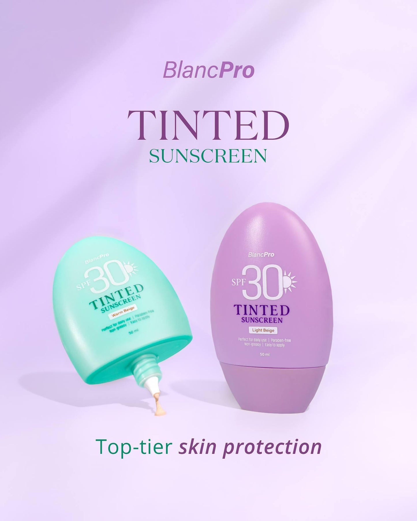 Sunscreen tinted