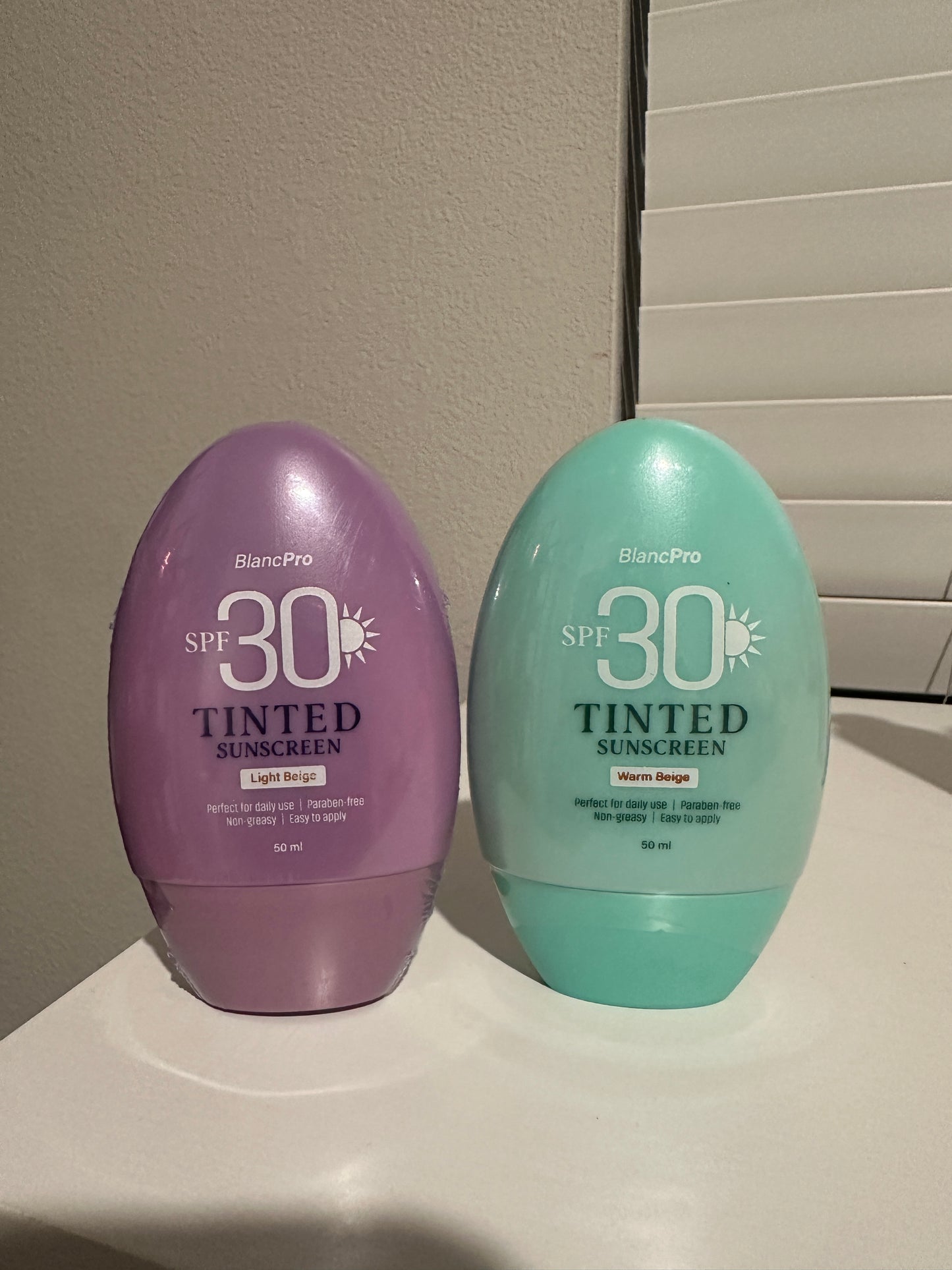 Sunscreen tinted