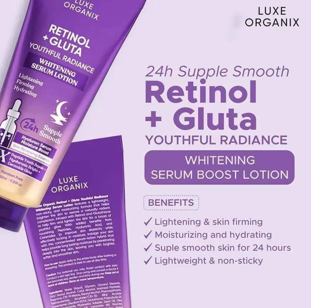 Luxe Organix Retinol + Gluta Lotion