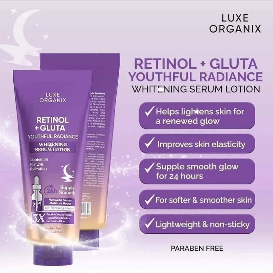 Luxe Organix Retinol + Gluta Lotion