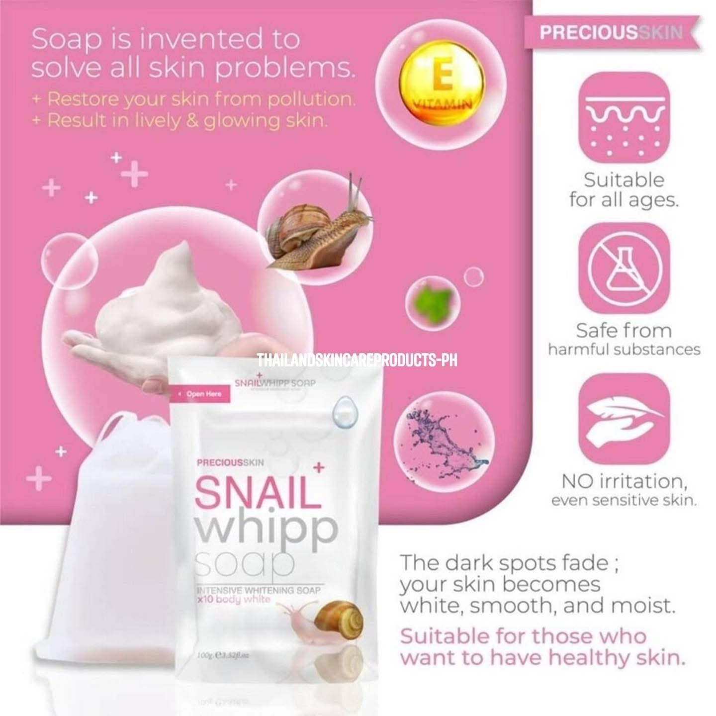 Snail Whipp Soap (120g)