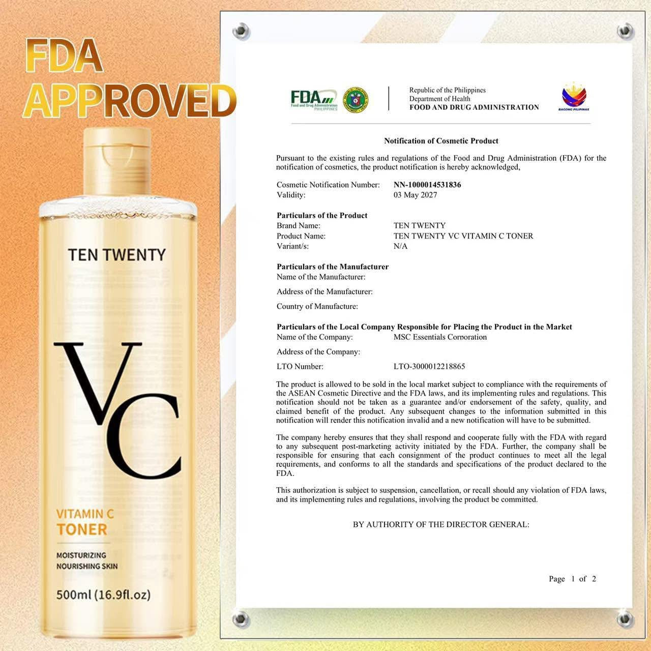VC Toner 500mL