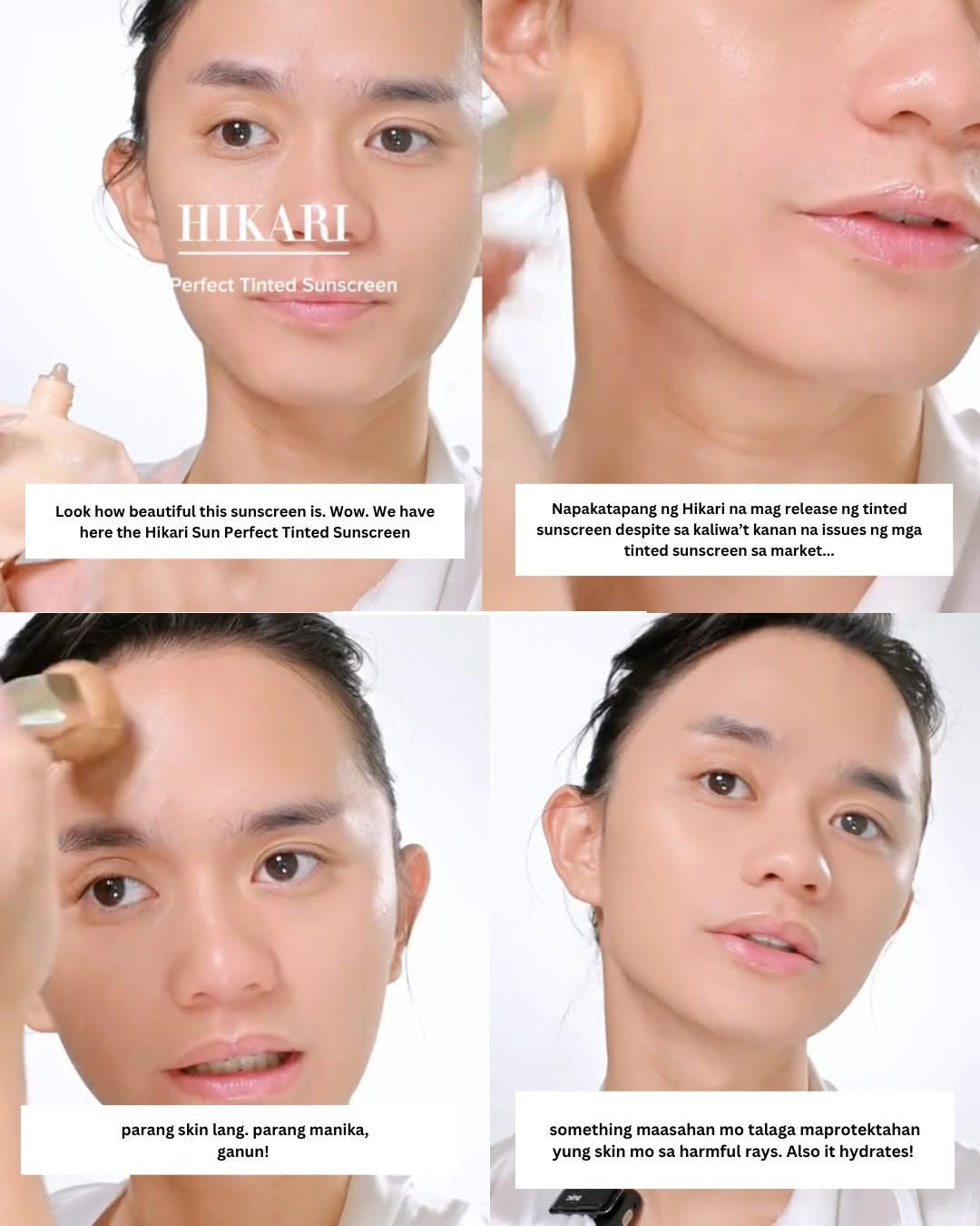 Hikari tinted sunscreen