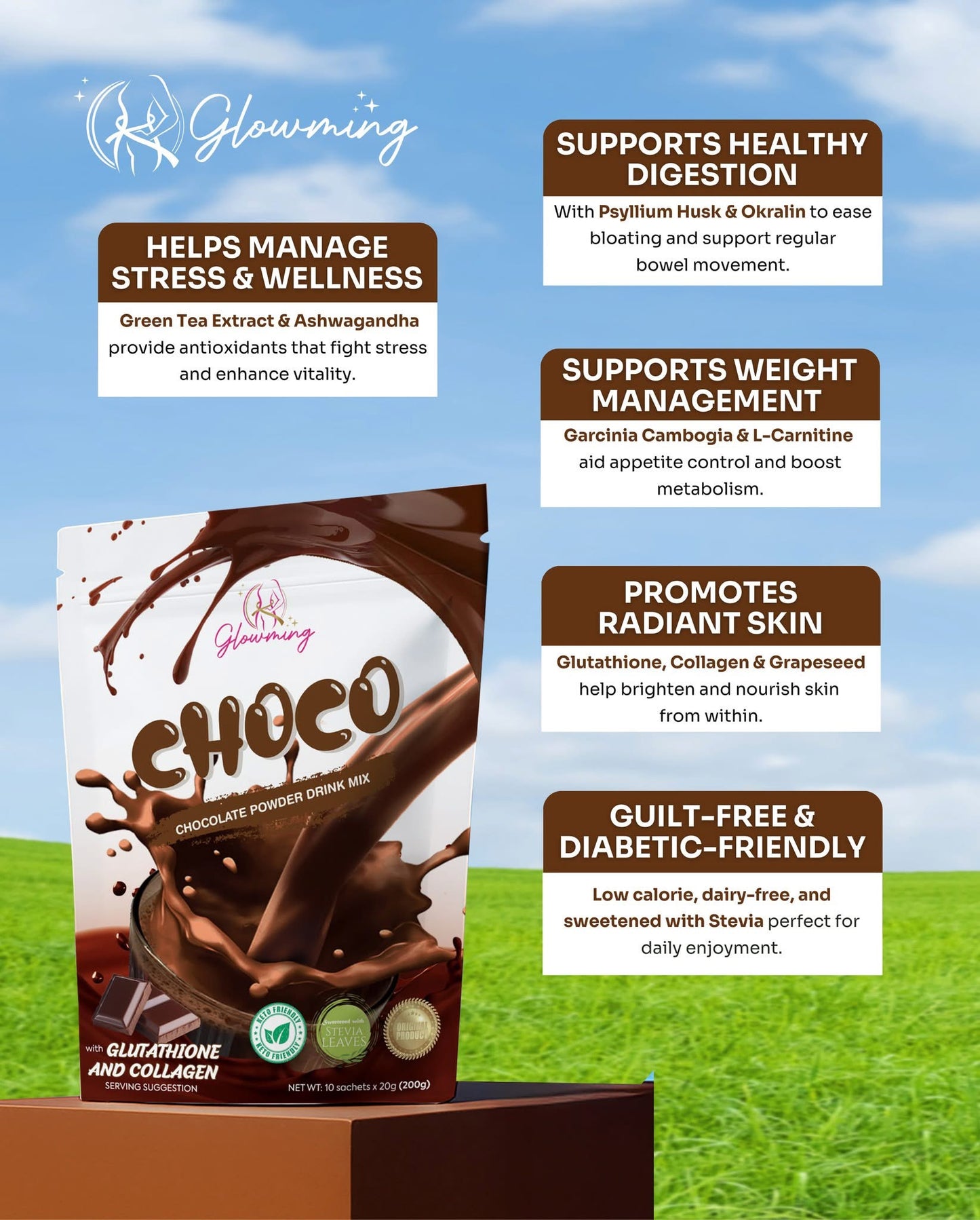 Glowming Choco (10sachet)