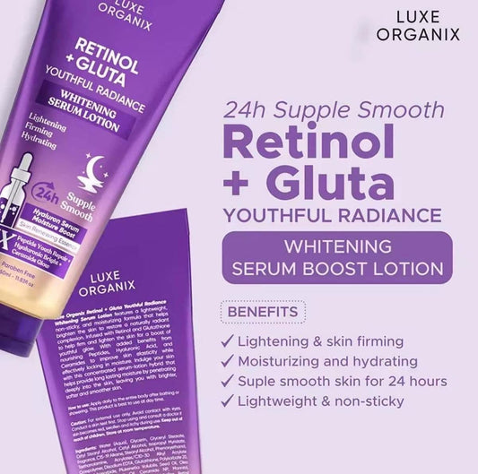 Luxe Organix Retinol + Gluta Lotion