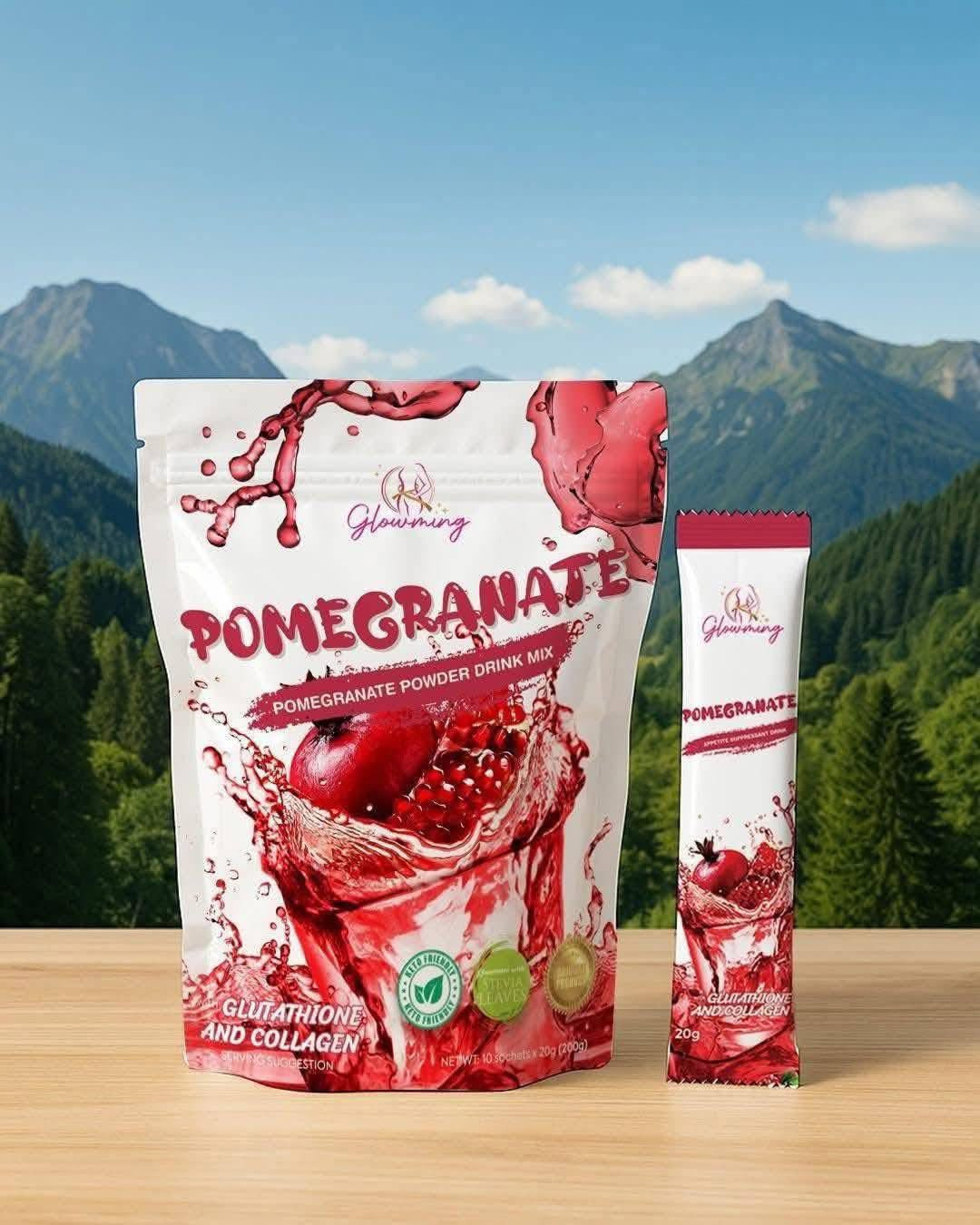 Glowming Pomegrante