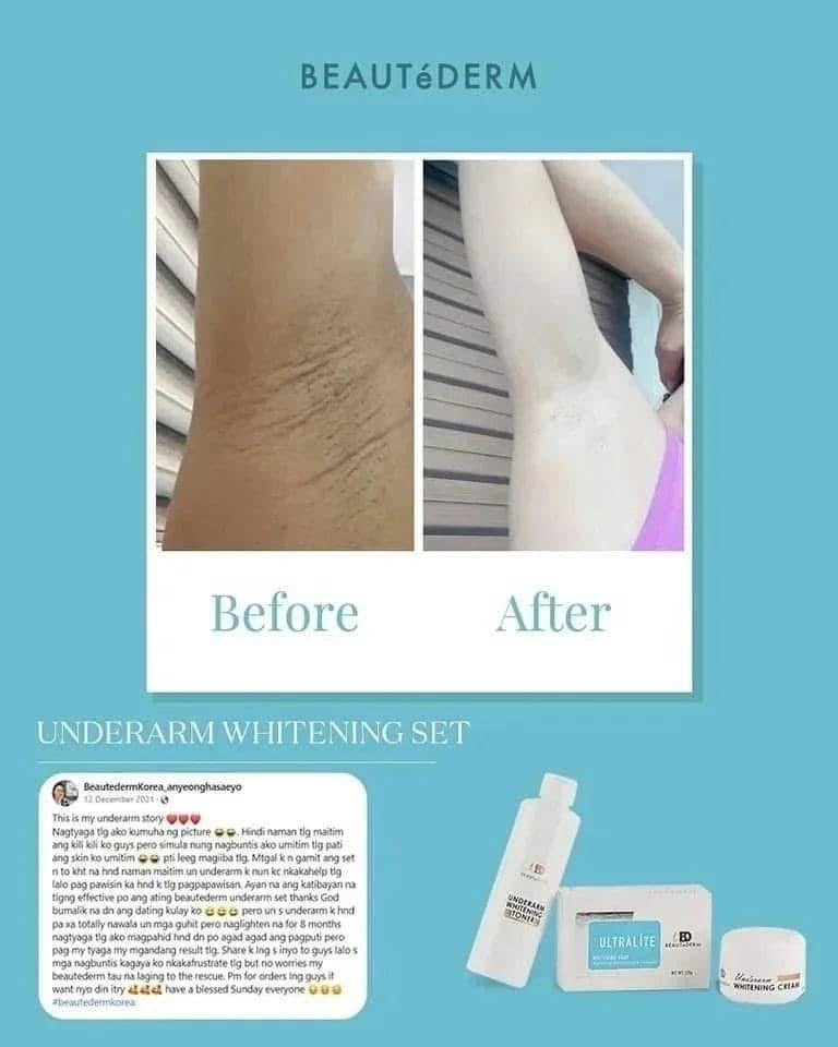 Beautederm Underarm Toner and Cream