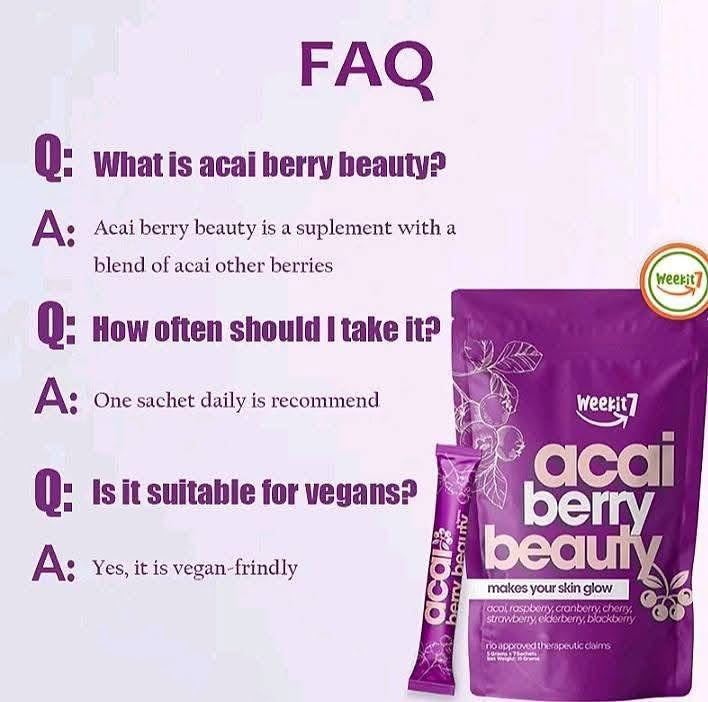Acai berry beauty