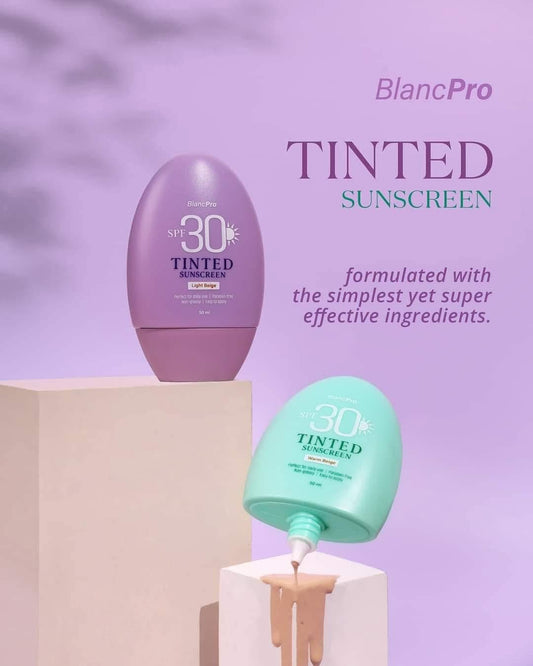Sunscreen tinted