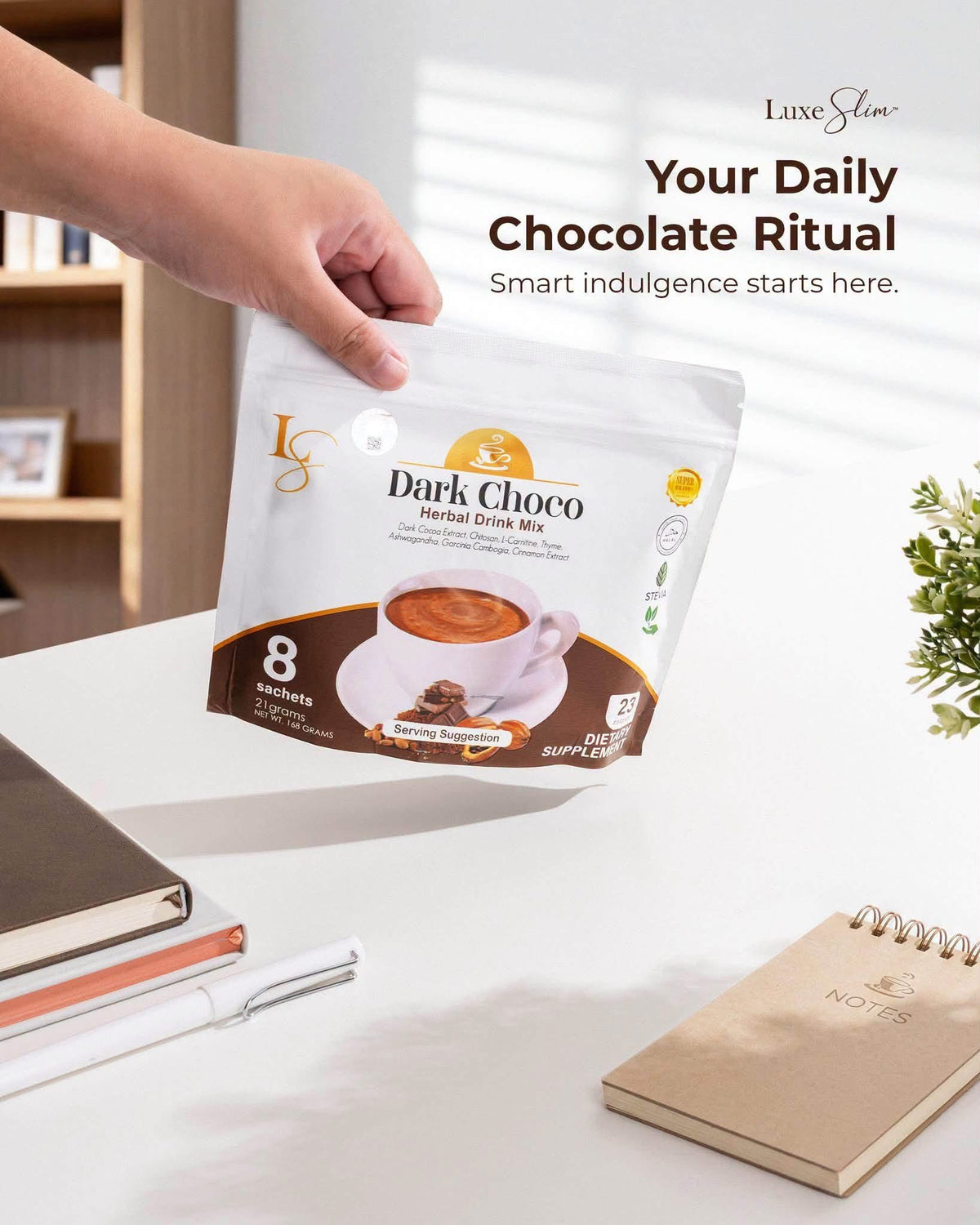 Luxe Slim Choco drink (8sachet)
