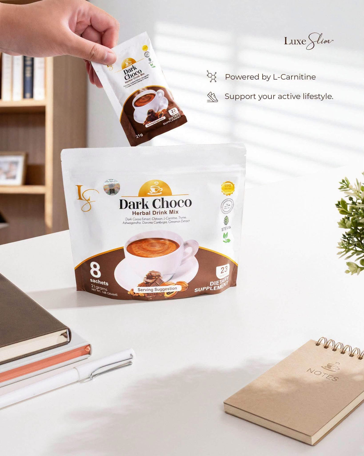 Luxe Slim Choco drink (8sachet)