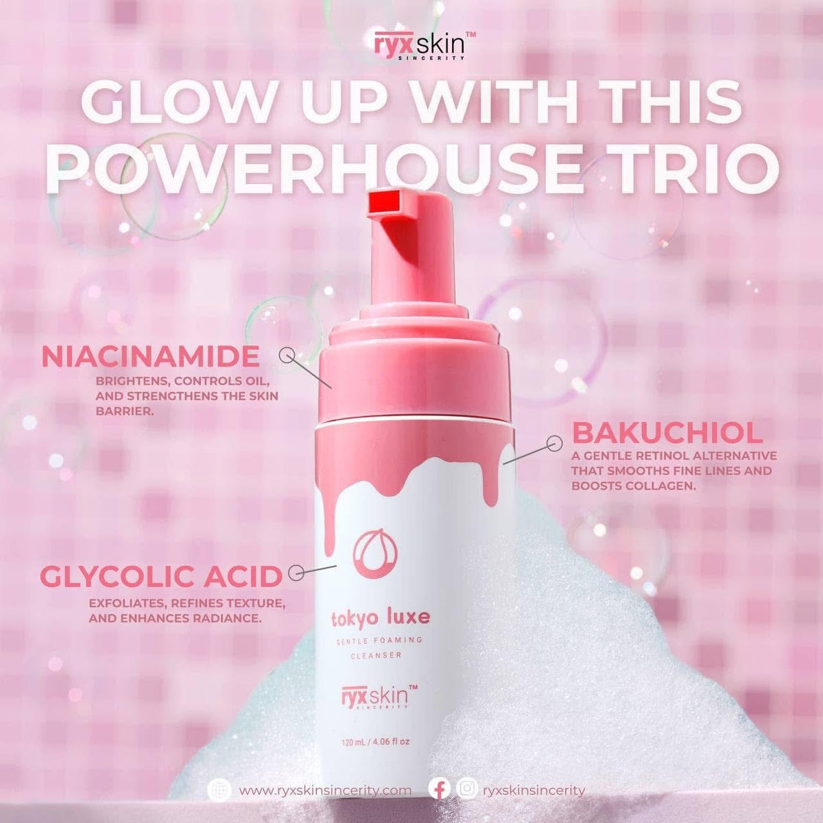 Ryx Tokyo Luxe Foaming Cleanser