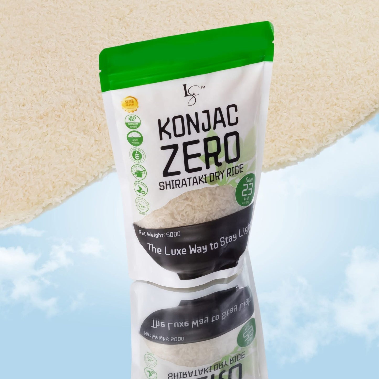 Luxe Slim Konjac Zero (1kilo / 500g)
